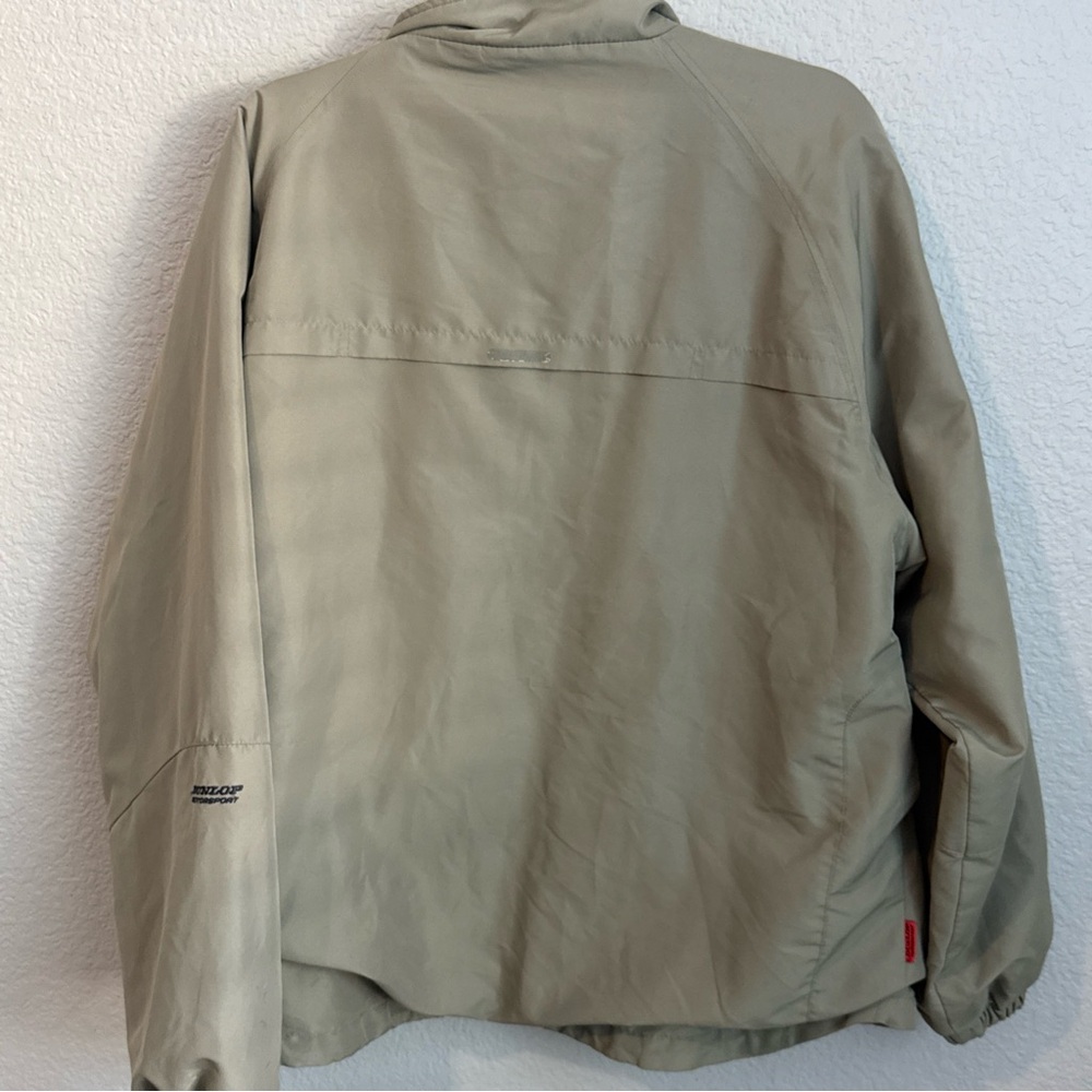 Tan Performance Jacket With Red Lining - image 8